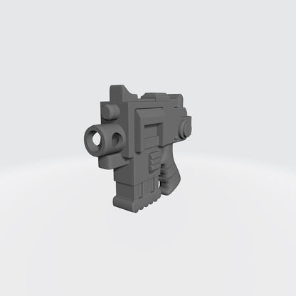 Alien Hunters Warrior Order Sabertooth Strike Pistol Type 4 Left-Handed compatible with McFarlane Toys figures