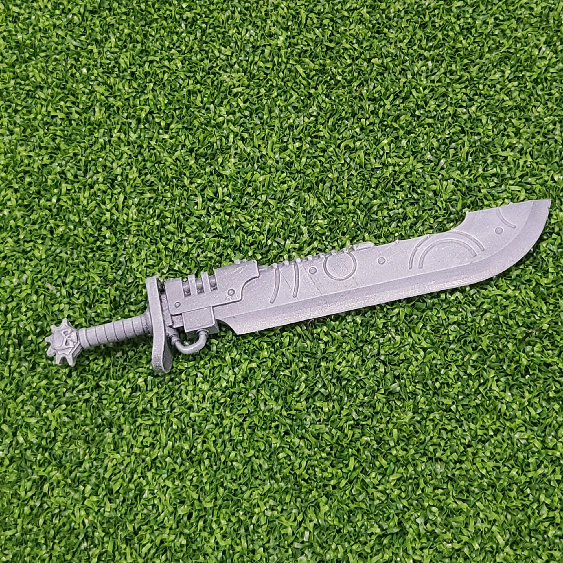 Alien Hunters Warrior Order Energy Blade with Skulls compatible with McFarlane Toys 7-inch armored action figures
