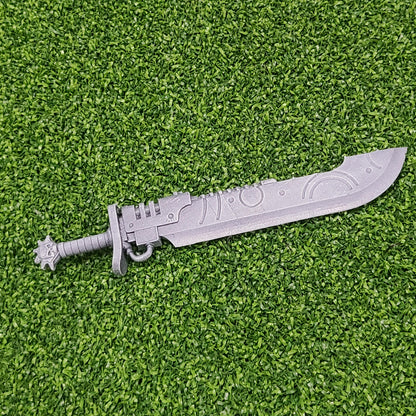 Alien Hunters Warrior Order Energy Blade with Skulls compatible with McFarlane Toys 7-inch armored action figures