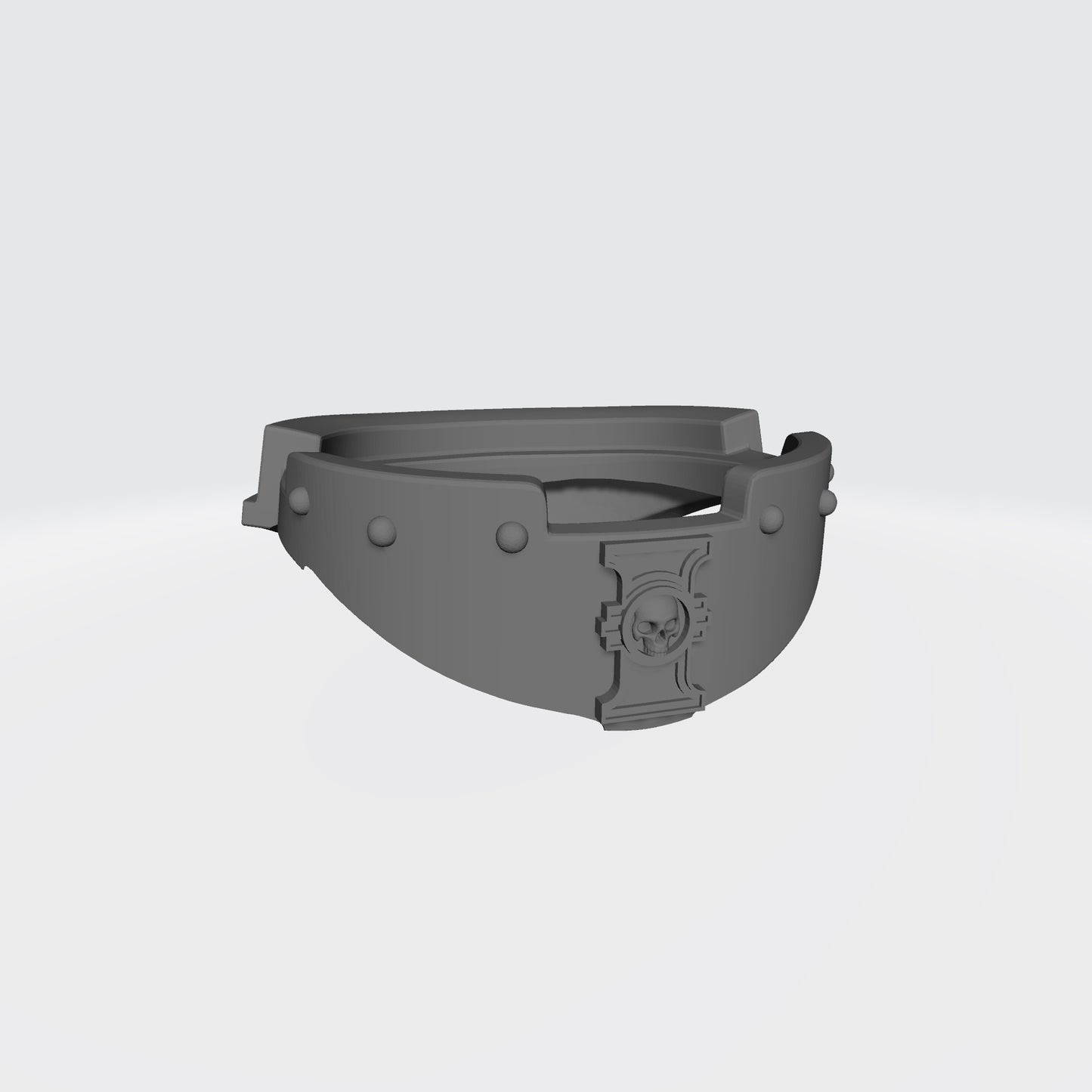 Alien Hunters Warrior Order Gorget with Hunter Icon compatible with McFarlane Toys 1:12 scale armored action figures