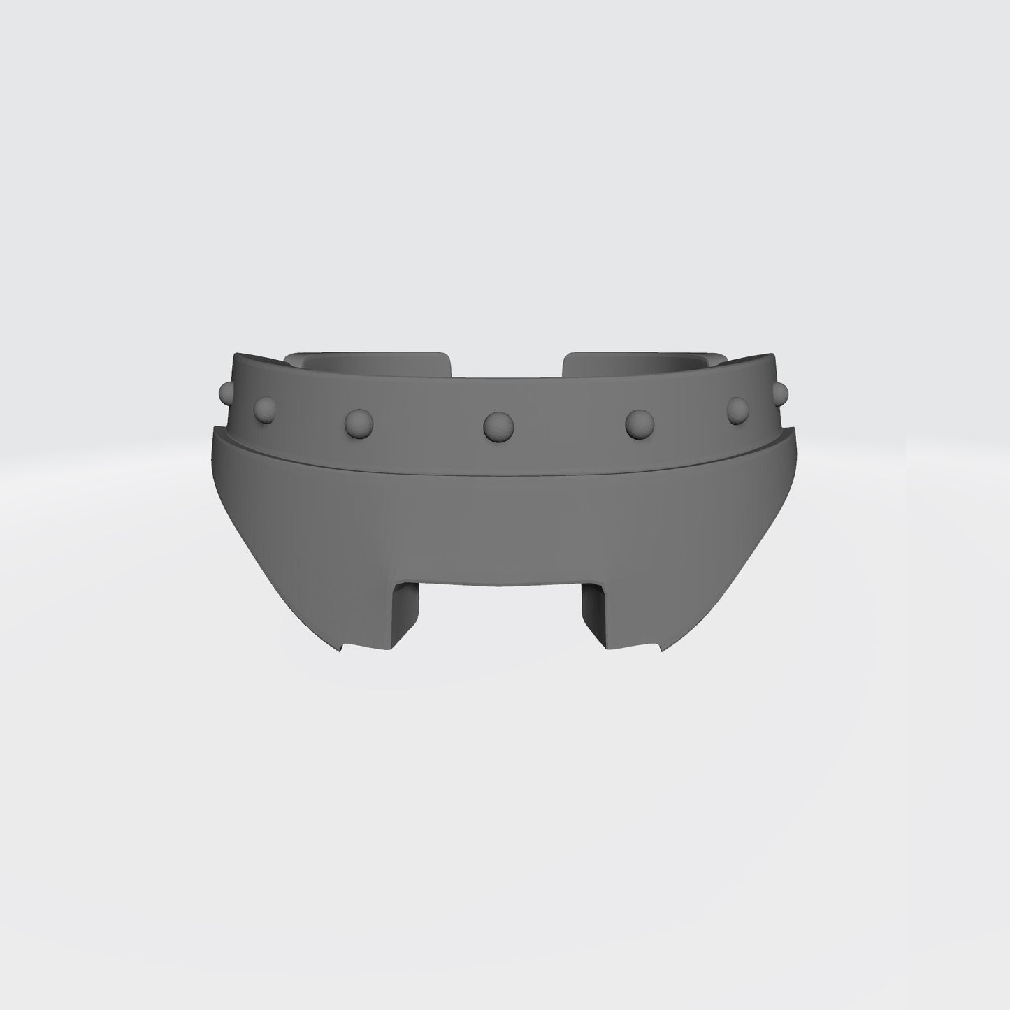 Alien Hunters Warrior Order Gorget with Hunter Icon compatible with McFarlane Toys 1:12 scale armored action figures