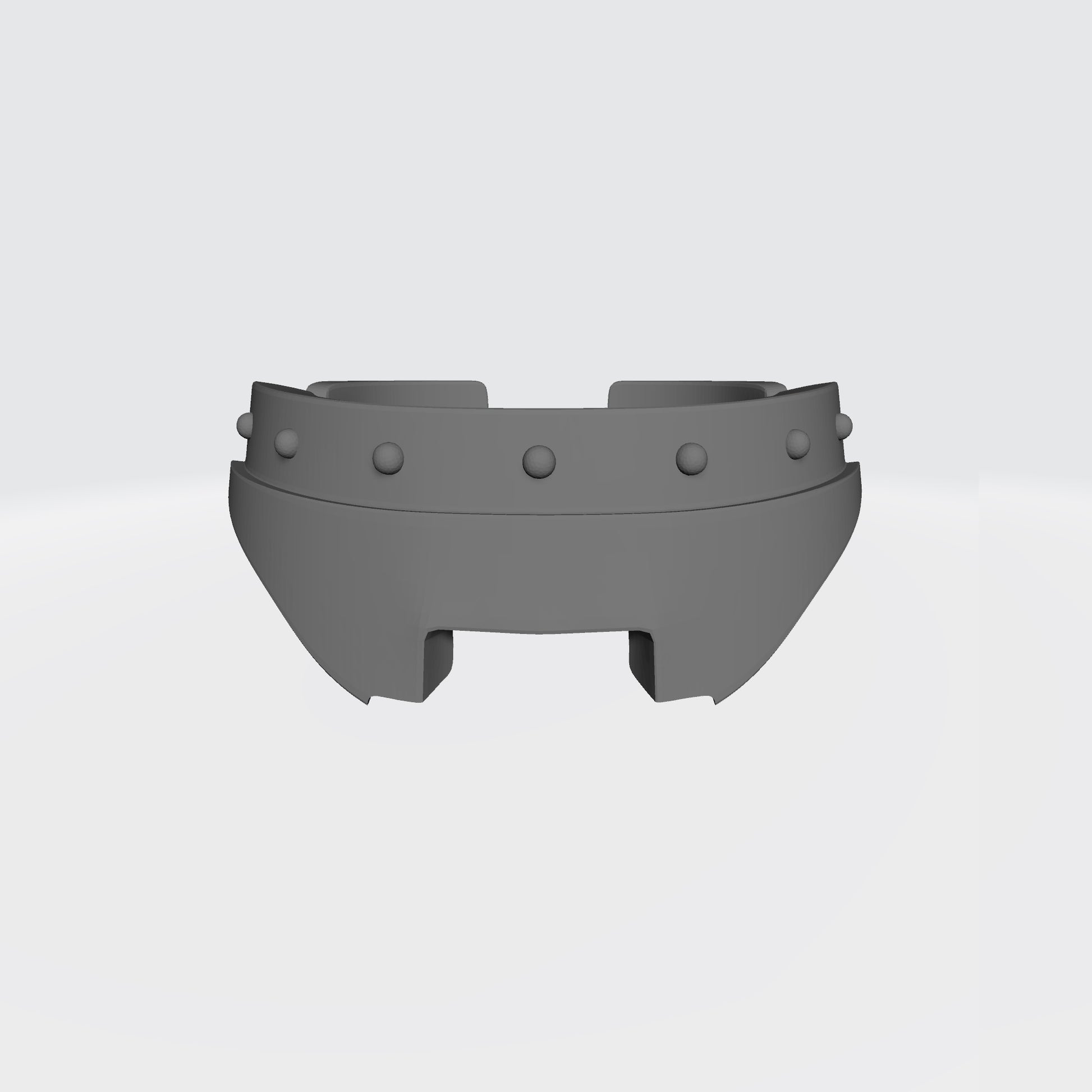 Alien Hunters Warrior Order Gorget with Hunter Icon compatible with McFarlane Toys 1:12 scale armored action figures
