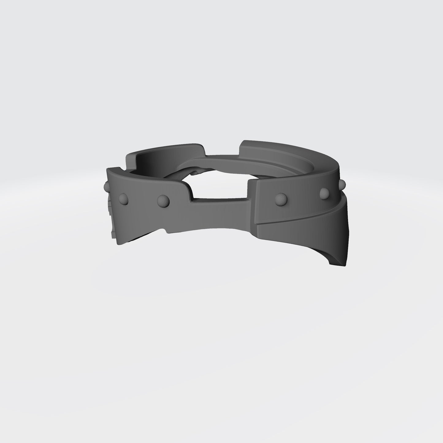Alien Hunters Warrior Order Gorget with Hunter Icon compatible with McFarlane Toys 1:12 scale armored action figures