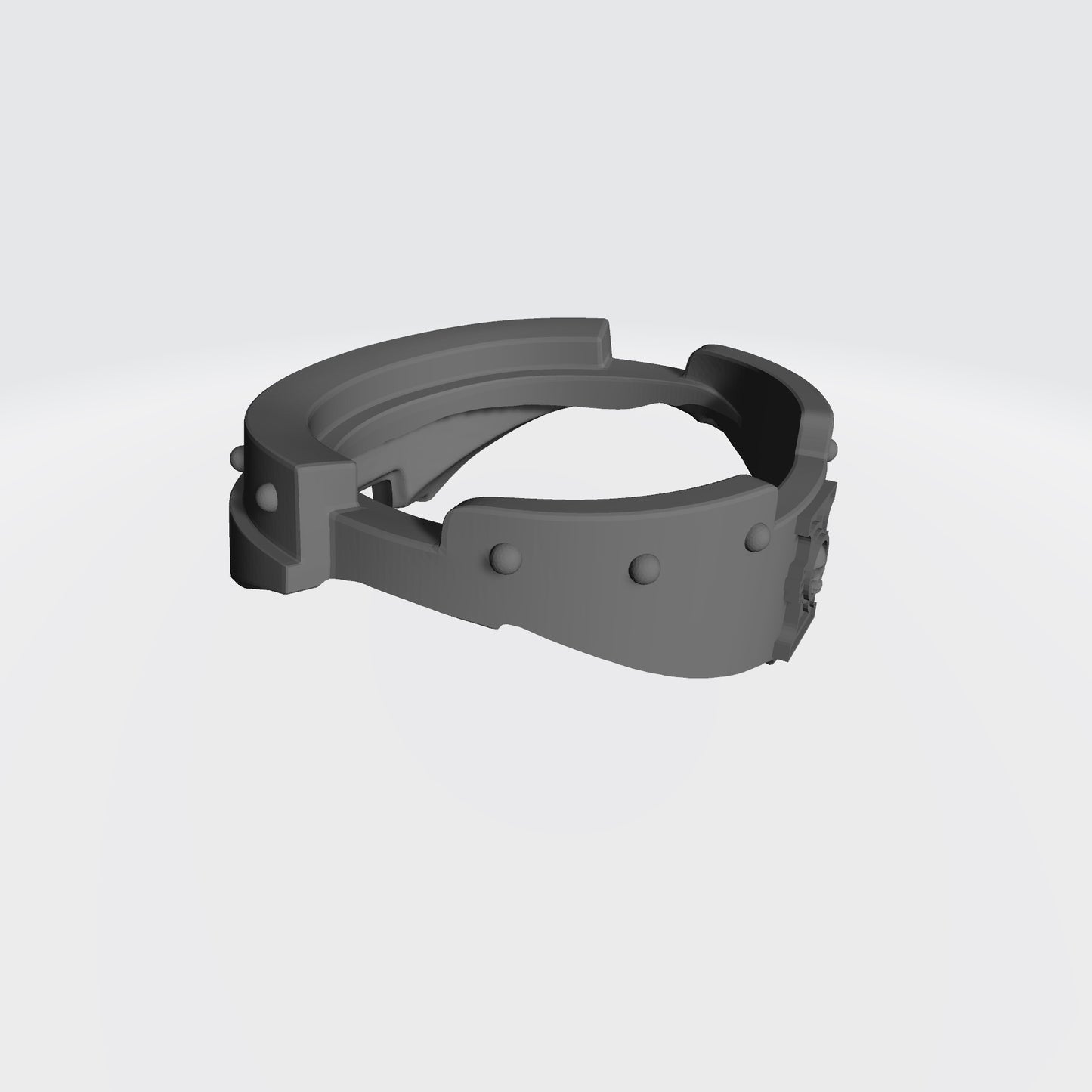 Alien Hunters Warrior Order Gorget with Hunter Icon compatible with McFarlane Toys 1:12 scale armored action figures