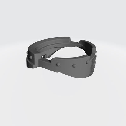 Alien Hunters Warrior Order Gorget with Hunter Icon compatible with McFarlane Toys 1:12 scale armored action figures