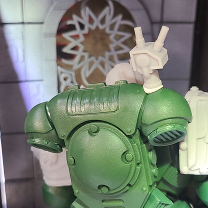 Alien Hunters Warrior Order Backpack Communications Sensor Array V2 custom resin accessory compatible with McFarlane Toys 7-inch armored action figures