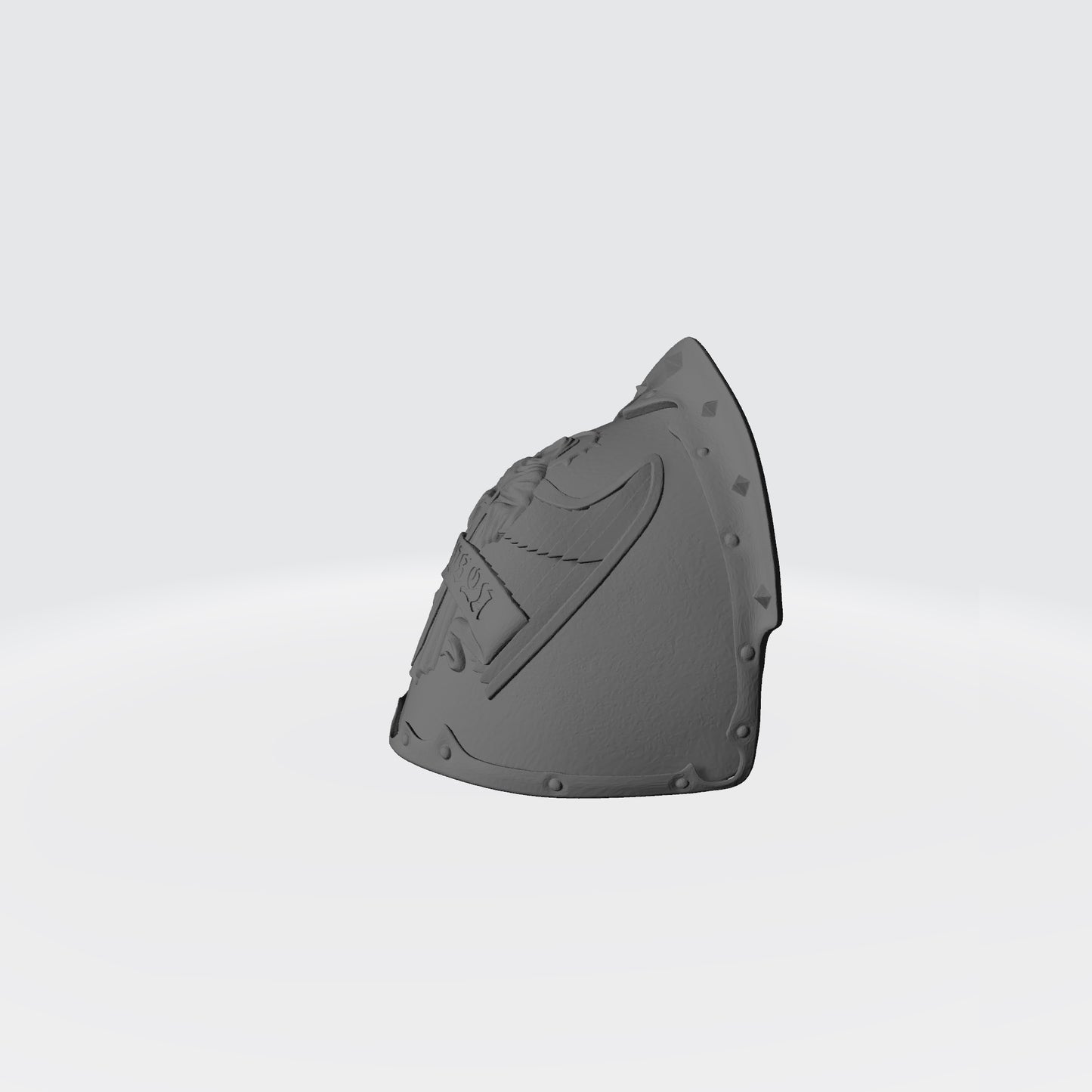 Angels Grimm Warrior Order The First Lion Left Shoulder Pad compatible with McFarlane Toys 7-inch armored action figures custom resin pauldron