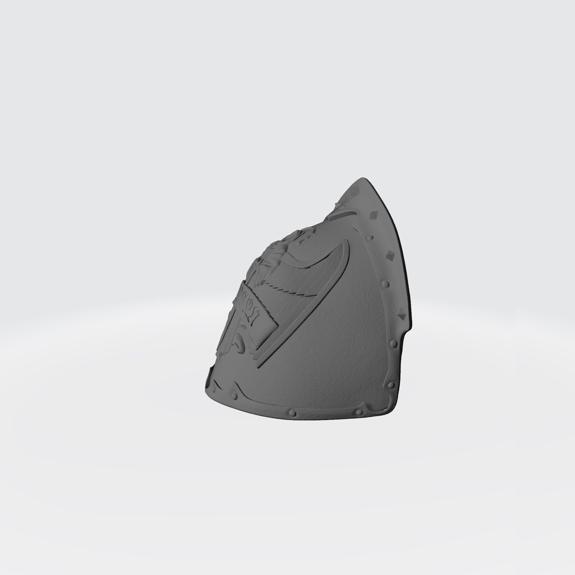 Angels Grimm Warrior Order The First Lion Left Shoulder Pad compatible with McFarlane Toys 7-inch armored action figures custom resin pauldron