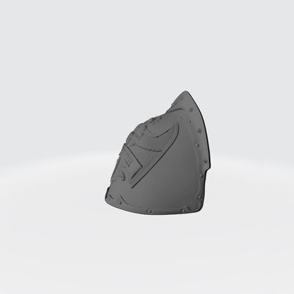 Angels Grimm Warrior Order The First Lion Left Shoulder Pad compatible with McFarlane Toys 7-inch armored action figures custom resin pauldron