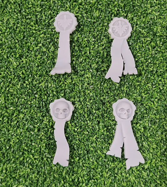 Angels Grimm Warrior Order Purity Seals and Prayer Parchments resin accessory set for McFarlane Toys 7-inch armored action figure