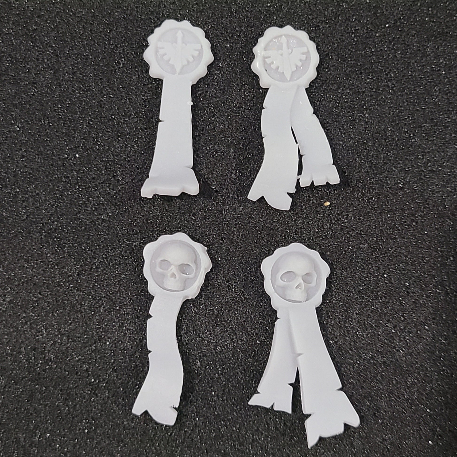 Angels Grimm Warrior Order Purity Seals and Prayer Parchments resin accessory set for McFarlane Toys 7-inch armored action figure