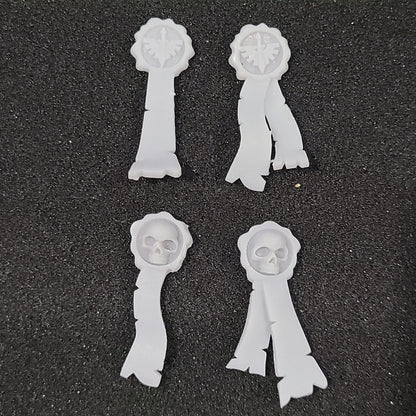 Angels Grimm Warrior Order Purity Seals and Prayer Parchments resin accessory set for McFarlane Toys 7-inch armored action figure