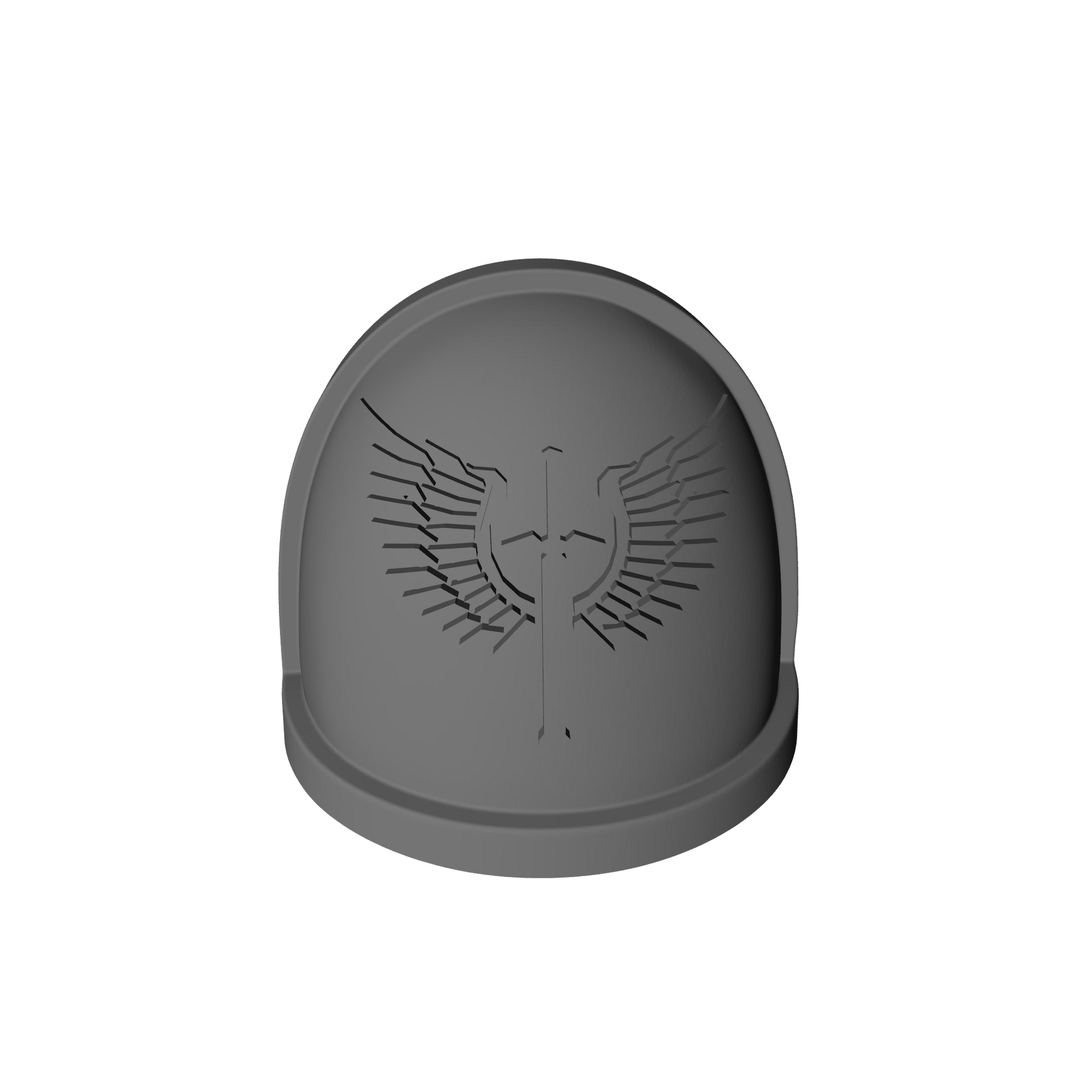 Angels Grimm Warrior Order Type 4 V1A custom resin shoulder pad compatible with McFarlane Toys 1:12 scale armored action figures