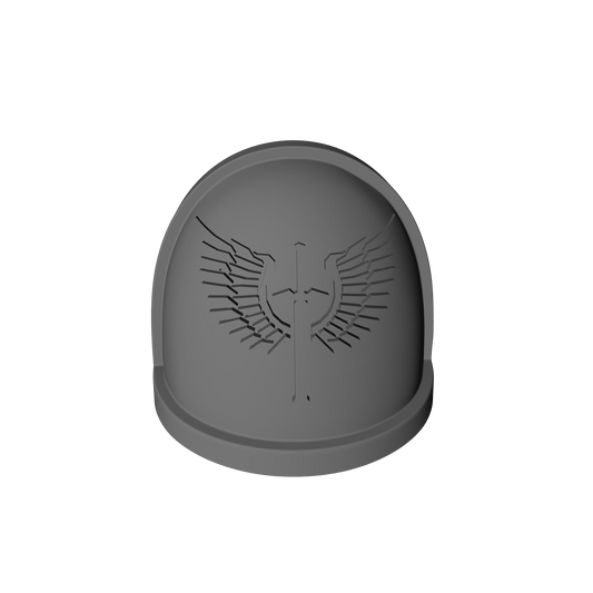 Angels Grimm Warrior Order Type 4 V1A custom resin shoulder pad compatible with McFarlane Toys 1:12 scale armored action figures