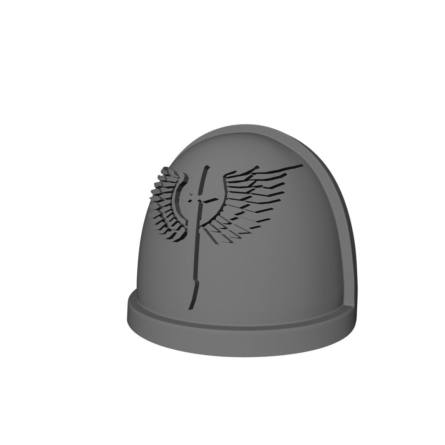 Angels Grimm Warrior Order Type 4 V1A custom resin shoulder pad compatible with McFarlane Toys 1:12 scale armored action figures