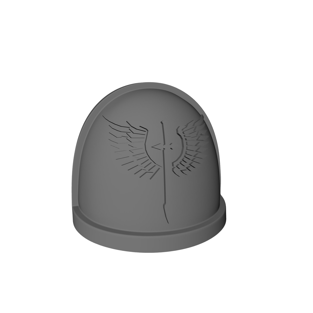 Angels Grimm Warrior Order Type 4 V1A custom resin shoulder pad compatible with McFarlane Toys 1:12 scale armored action figures