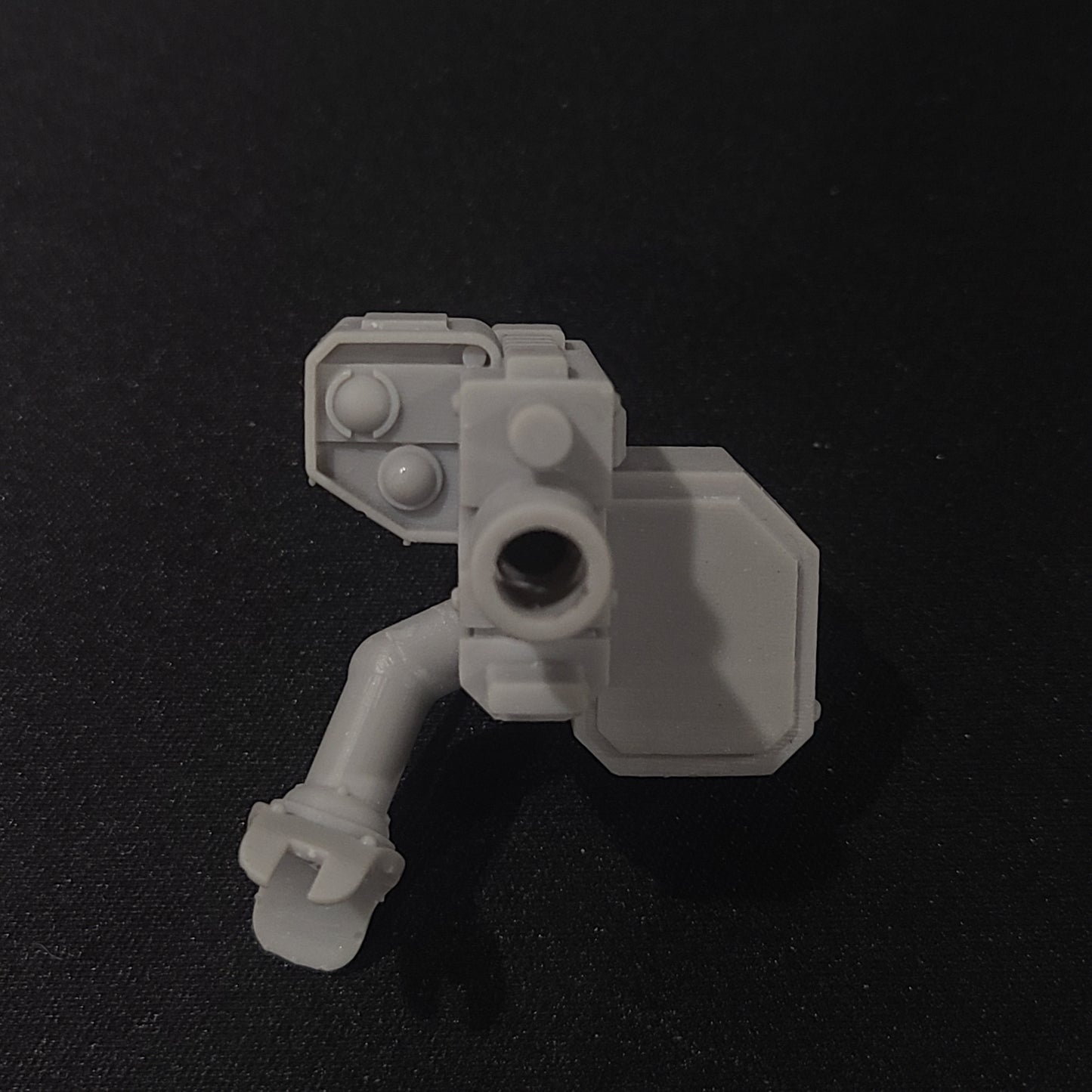 Backpack Mounted Heavy Cannon resin weapon upgrade compatible with McFarlane Toys 1:12 scale armored action figures