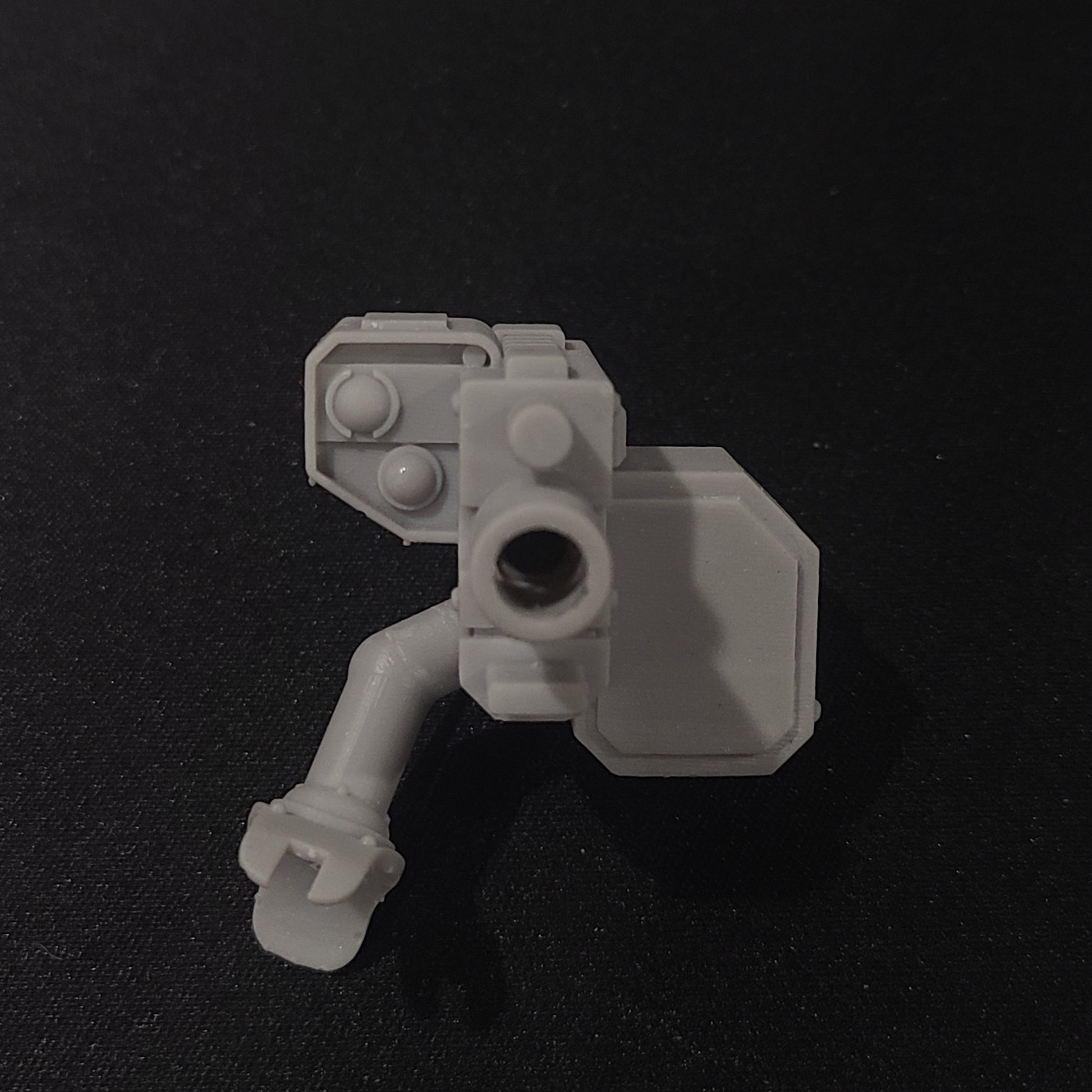 Backpack Mounted Heavy Cannon resin weapon upgrade compatible with McFarlane Toys 1:12 scale armored action figures
