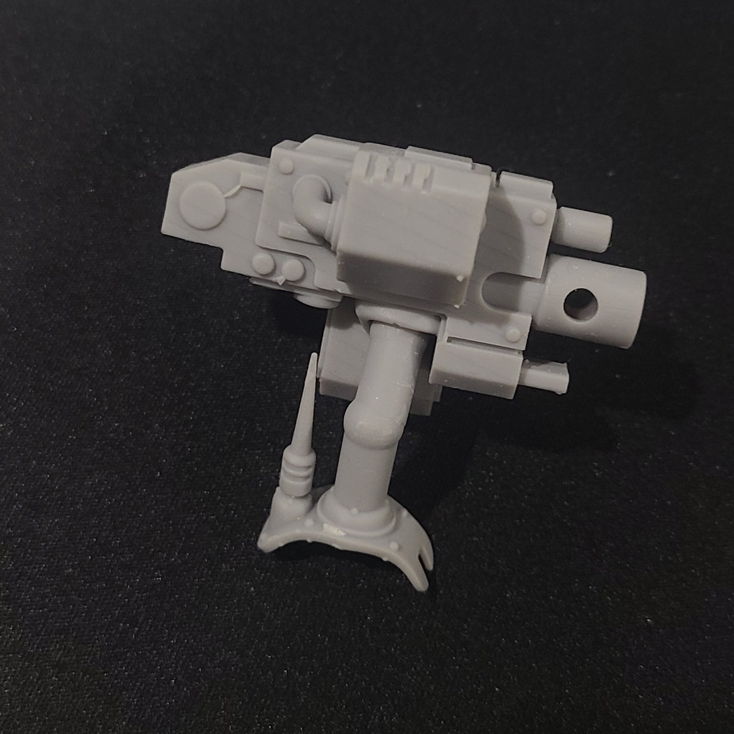 Backpack Mounted Heavy Cannon resin weapon upgrade compatible with McFarlane Toys 1:12 scale armored action figures