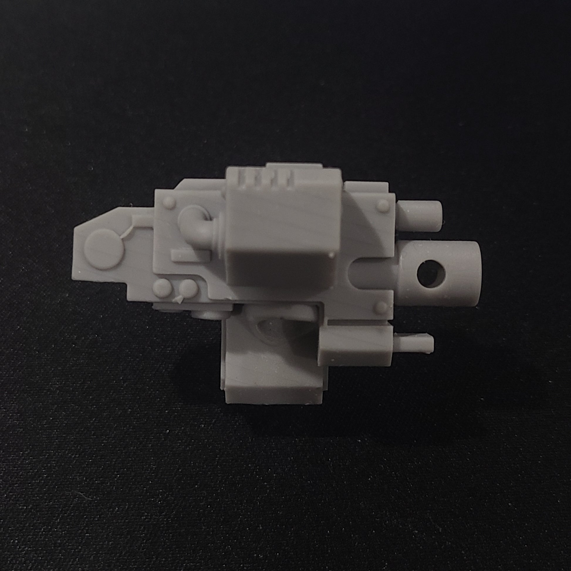 Backpack Mounted Heavy Cannon resin weapon upgrade compatible with McFarlane Toys 1:12 scale armored action figures