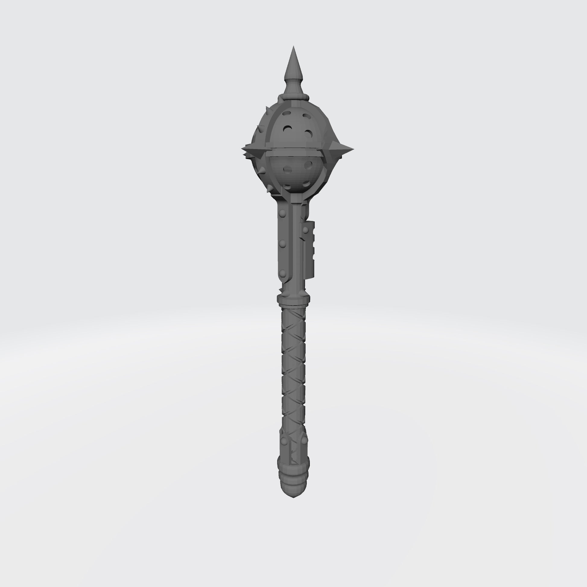 Battle Priests Warrior Order Energy Mace compatible with McFarlane Toys 7-inch armored action figures custom resin close combat weapon