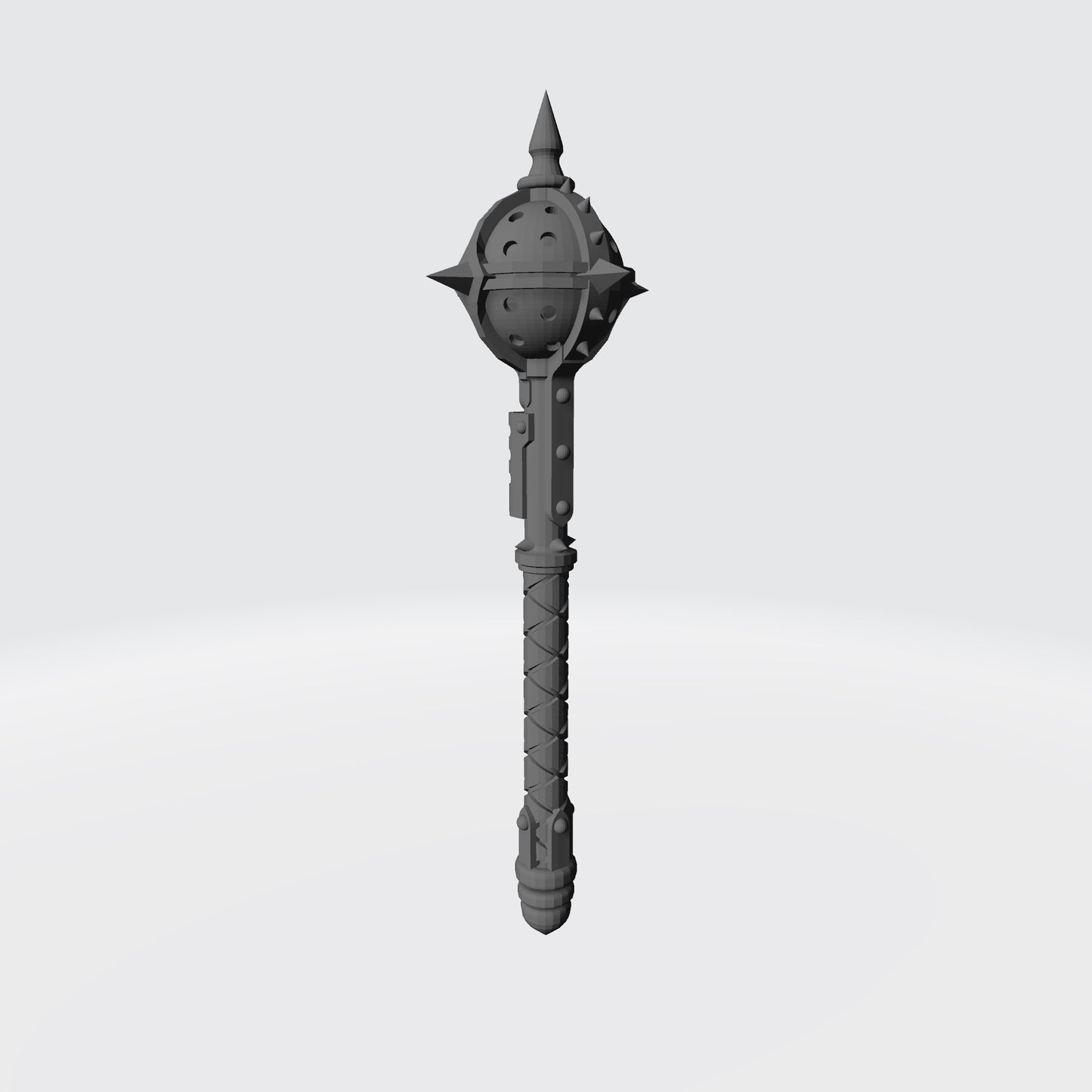 Battle Priests Warrior Order Energy Mace compatible with McFarlane Toys 7-inch armored action figures custom resin close combat weapon