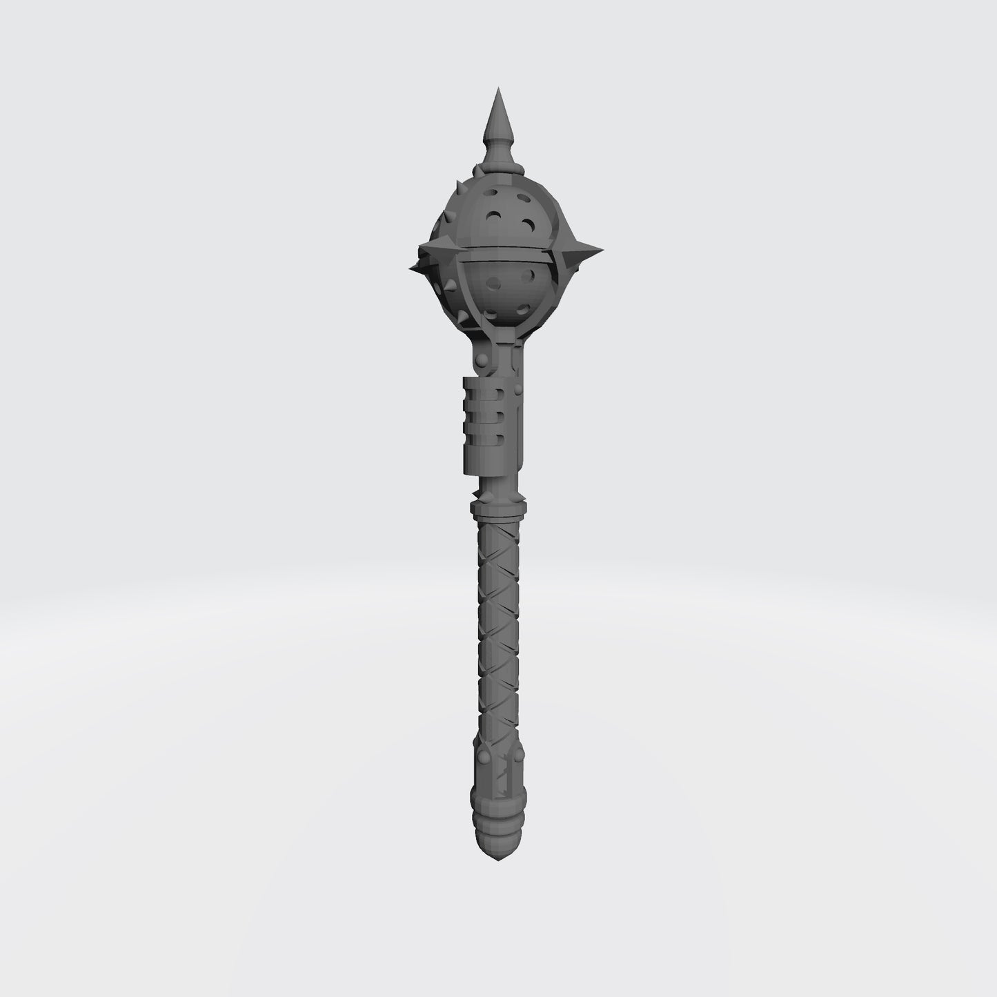 Battle Priests Warrior Order Energy Mace compatible with McFarlane Toys 7-inch armored action figures custom resin close combat weapon