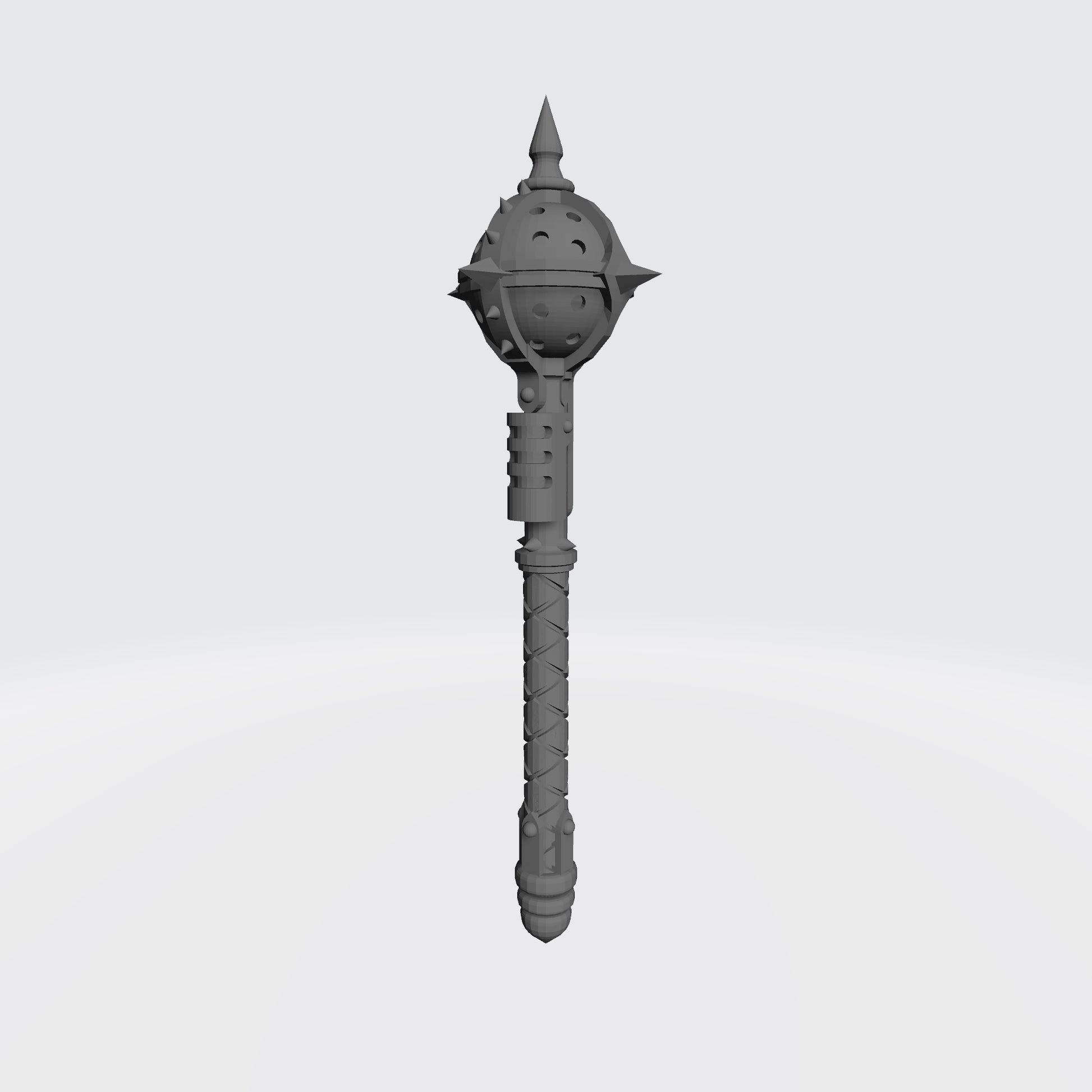 Battle Priests Warrior Order Energy Mace compatible with McFarlane Toys 7-inch armored action figures custom resin close combat weapon