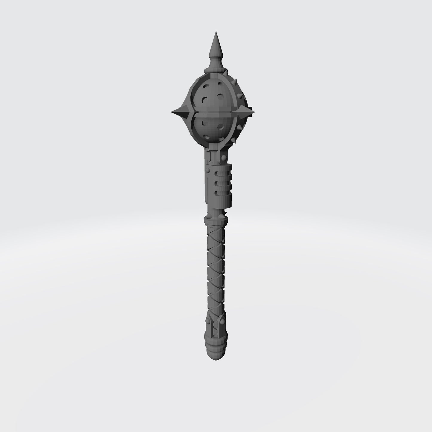 Battle Priests Warrior Order Energy Mace compatible with McFarlane Toys 7-inch armored action figures custom resin close combat weapon