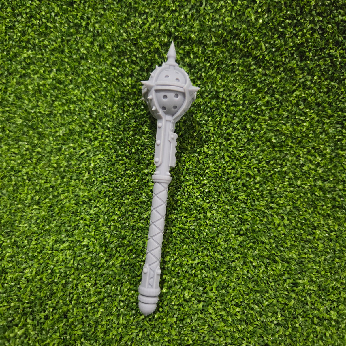 Battle Priests Warrior Order Energy Mace compatible with McFarlane Toys 7-inch armored action figures custom resin close combat weapon