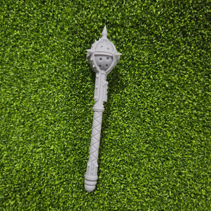 Battle Priests Warrior Order Energy Mace compatible with McFarlane Toys 7-inch armored action figures custom resin close combat weapon