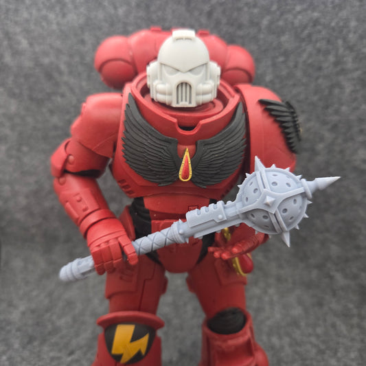 Battle Priests Warrior Order Energy Mace compatible with McFarlane Toys 7-inch armored action figures custom resin close combat weapon