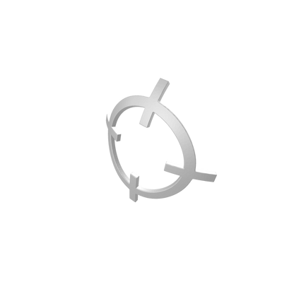 Battlefield Role Marksman Crosshair Shoulder Pad Decal compatible with McFarlane Toys 7-inch armored action figures custom resin insignia