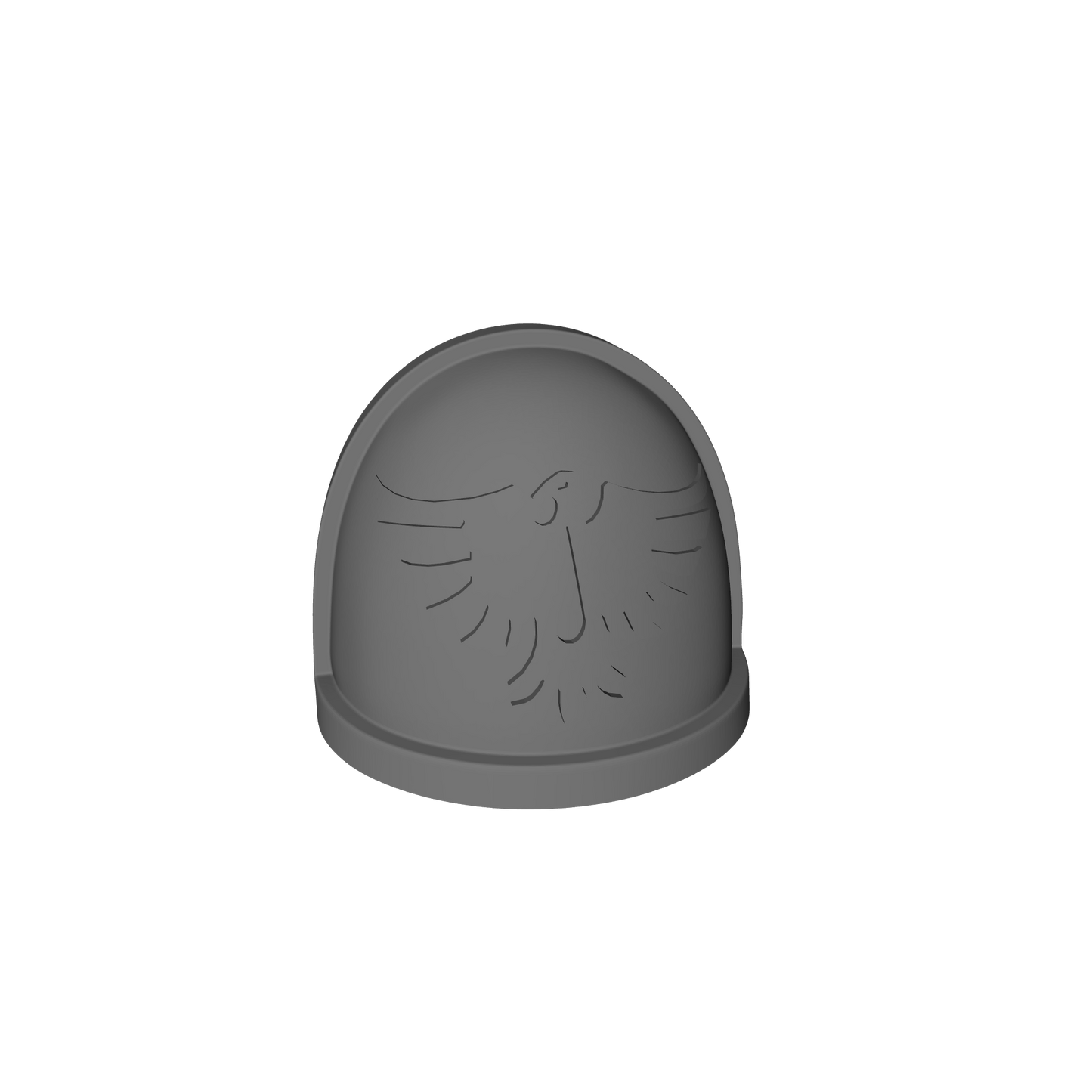 Blood Birds Warrior Order Type 4 V1-B shoulder pauldron compatible with McFarlane Toys 1:12 scale armored action figures custom resin armor