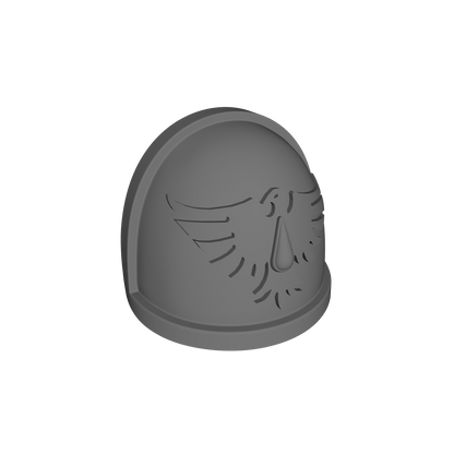 Blood Birds Warrior Order Type 4 V1 shoulder pauldron compatible with McFarlane Toys 1:12 scale armored action figures custom resin armor