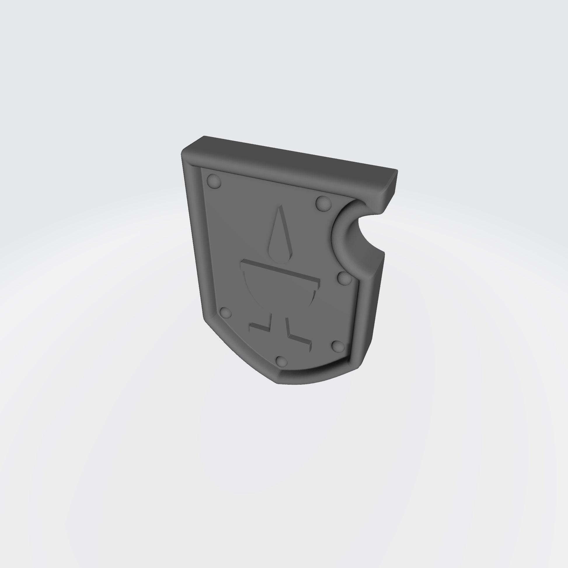 Blood Drinkers Warrior Order Shoulder Pad Shield Ver. 01a compatible with McFarlane Toys 7-inch armored action figures custom resin armor