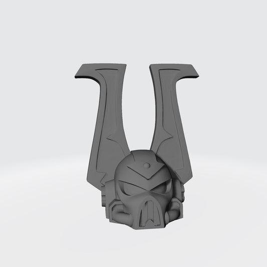 Bloodfang Warrior Order Berserker Helmet Compatible with McFarlane 7-Inch Armored Action Figures