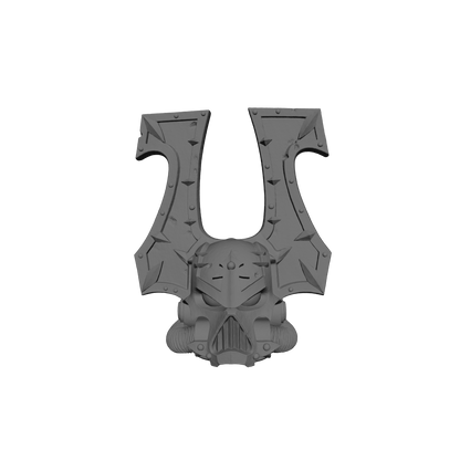 Bloodfang Warrior Order Blood Hunter Helmet V3 compatible with McFarlane Toys 7-inch armored action figures.