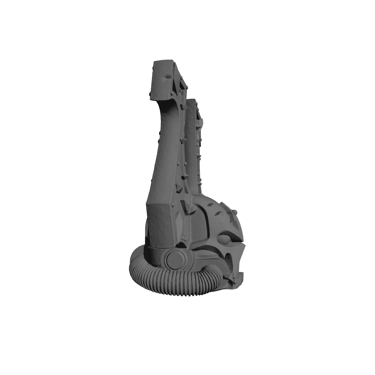 Bloodfang Warrior Order Blood Hunter Helmet V3 compatible with McFarlane Toys 7-inch armored action figures.