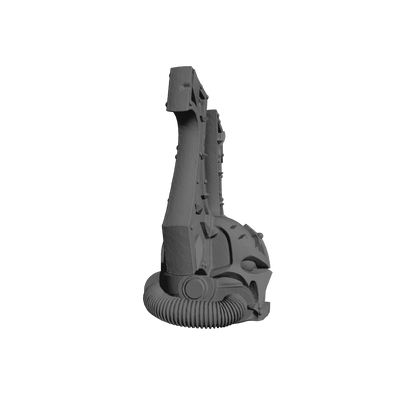 Bloodfang Warrior Order Blood Hunter Helmet V3 compatible with McFarlane Toys 7-inch armored action figures.