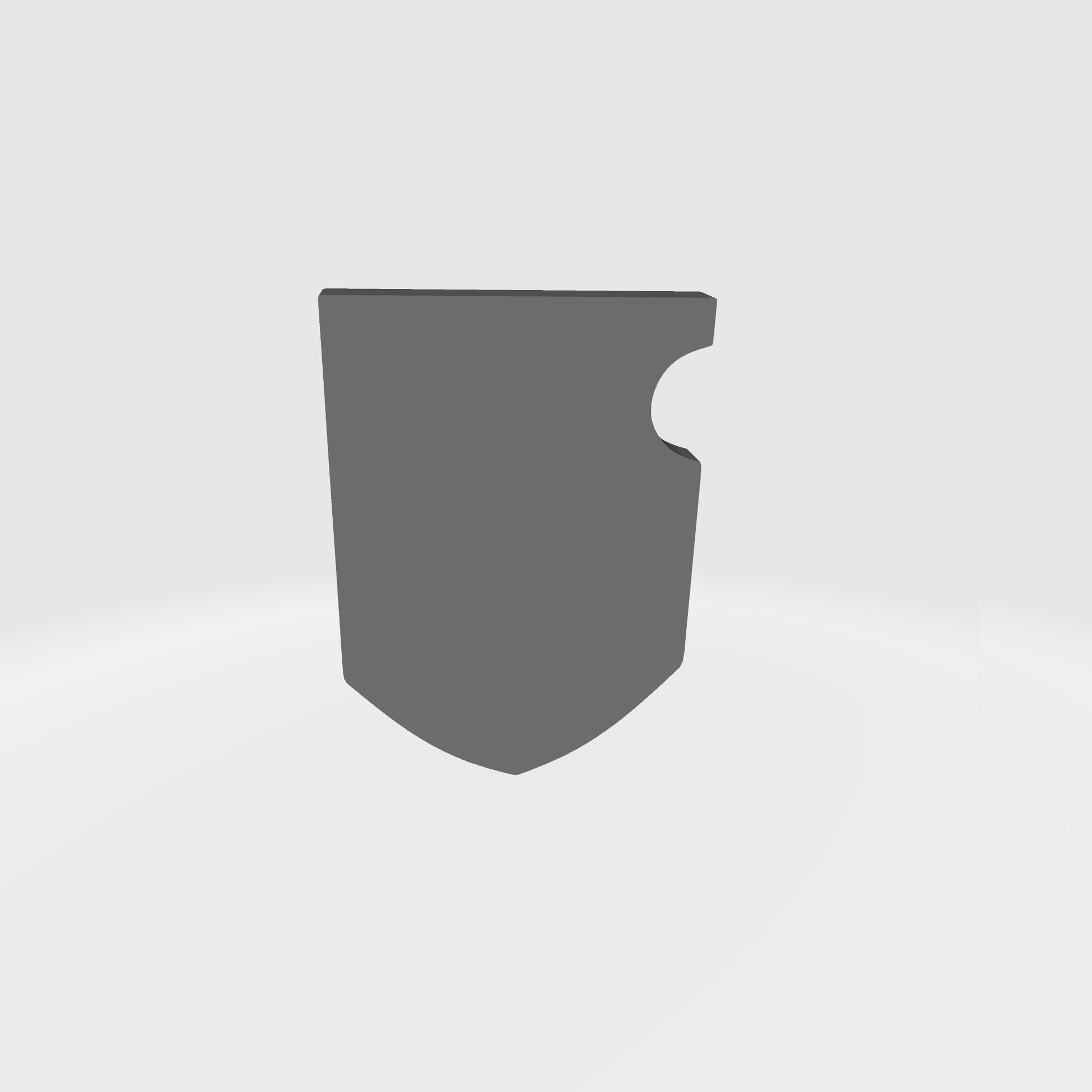Bone Reapers Warrior Order Shoulder Pad Shield Ver. 01 Reverse resin heraldry upgrade for 1:12 scale armored action figures by Fantasy World Games.