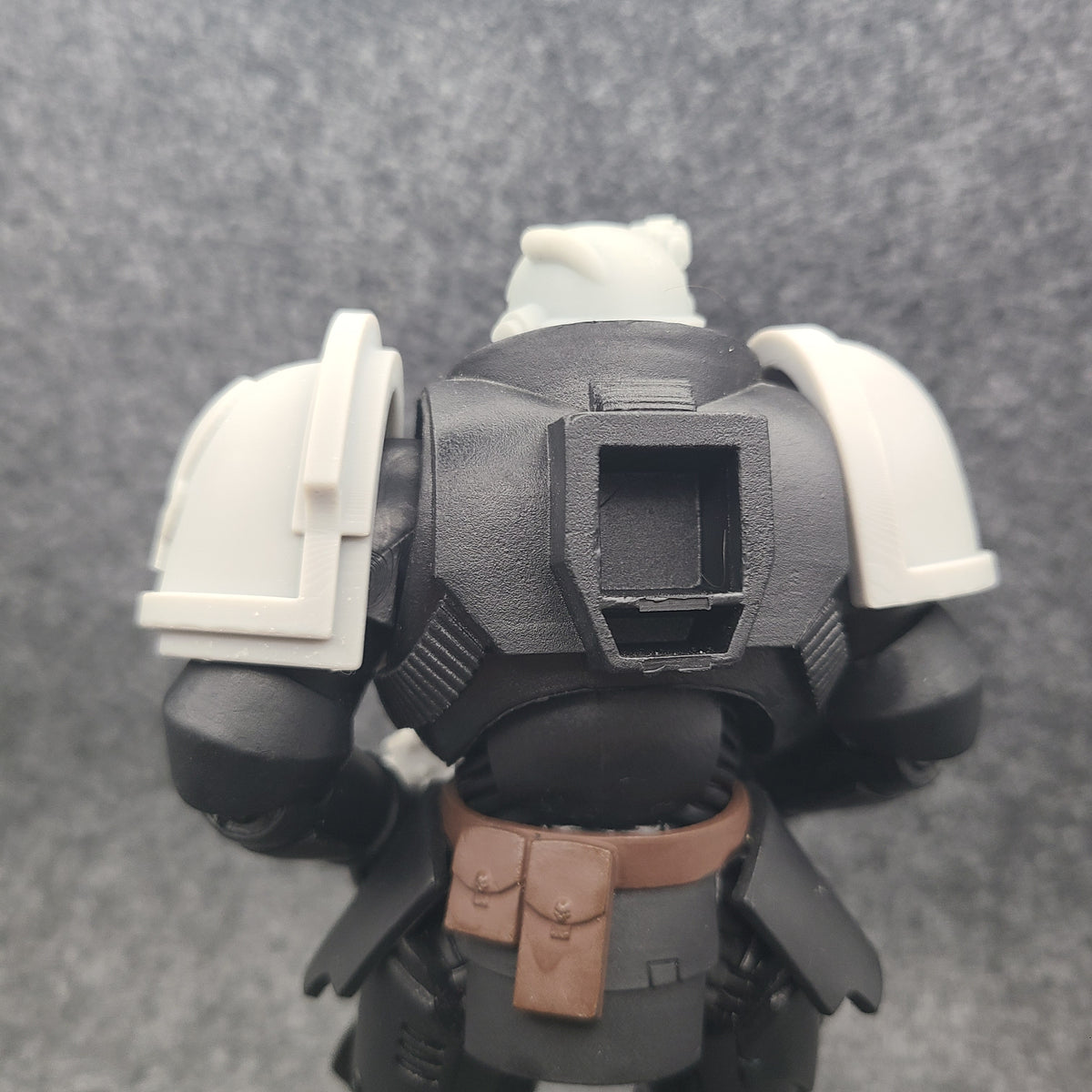Bone Reapers Warrior Order Type 10 Ver. 02 left shoulder pad in custom resin compatible with McFarlane Toys 1:12 scale armored action figures