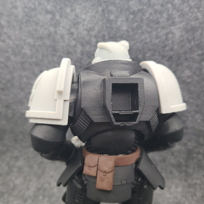 Bone Reapers Warrior Order Type 10 Ver. 02 left shoulder pad in custom resin compatible with McFarlane Toys 1:12 scale armored action figures