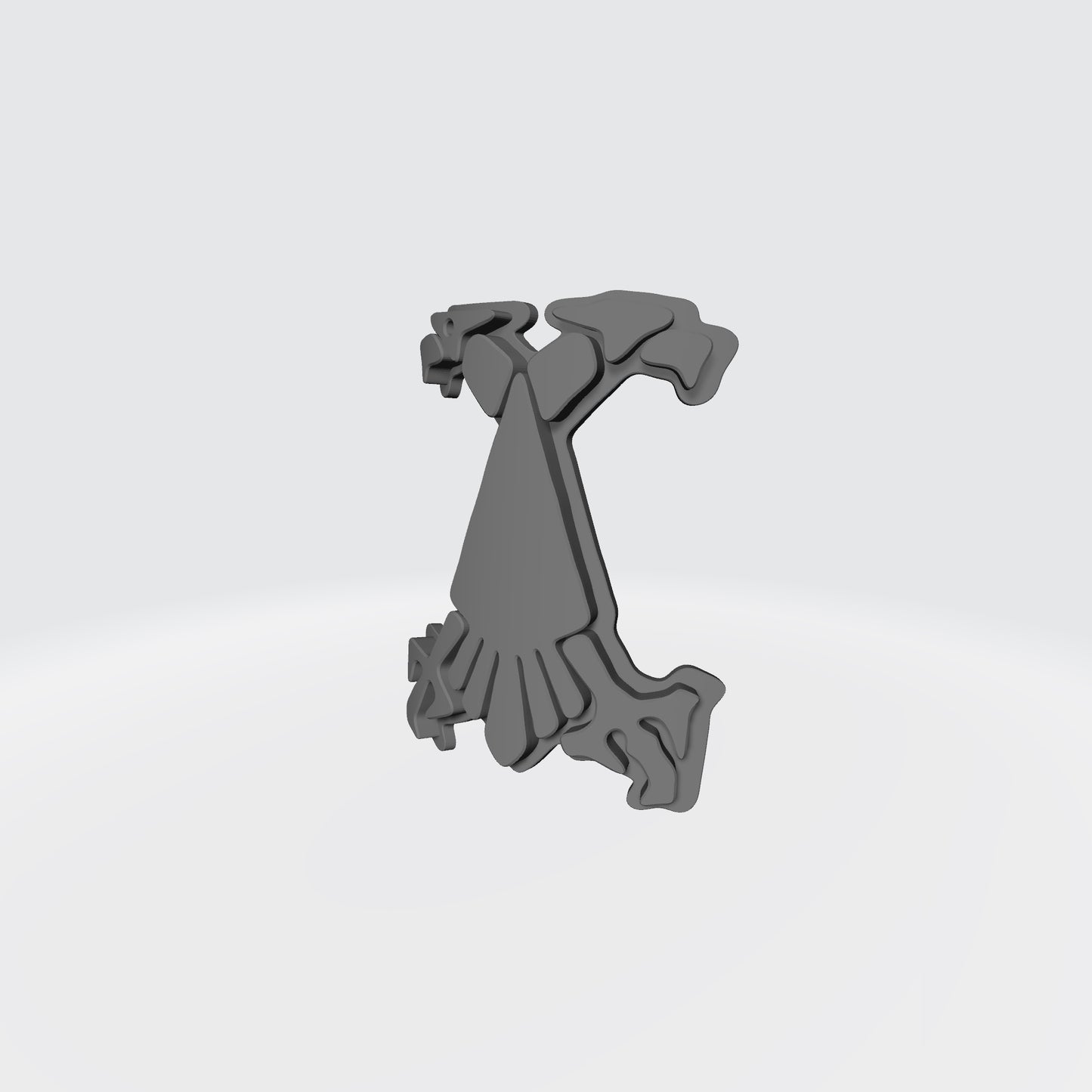 Byzantine Eagle No Wings Shin Decal compatible with McFarlane Toys 7-inch armored action figures