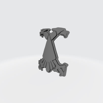 Byzantine Eagle No Wings Shin Decal compatible with McFarlane Toys 7-inch armored action figures