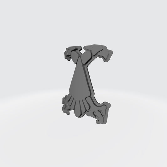 Byzantine Eagle No Wings Shin Decal compatible with McFarlane Toys 7-inch armored action figures