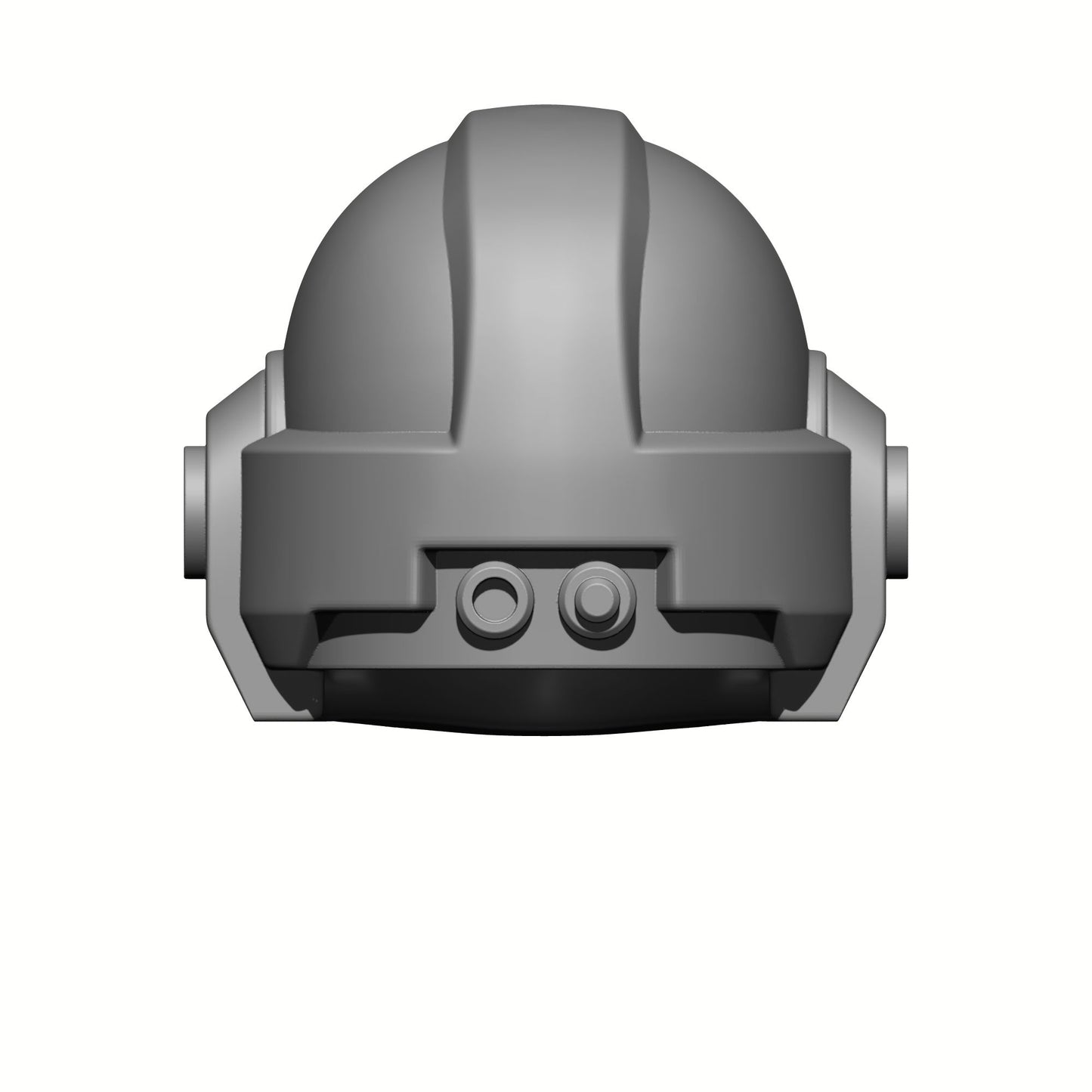 Celestial Knight Helmet with One Tube and Optics resin upgrade for 1:12 scale armored action figures by Fantasy World Games.