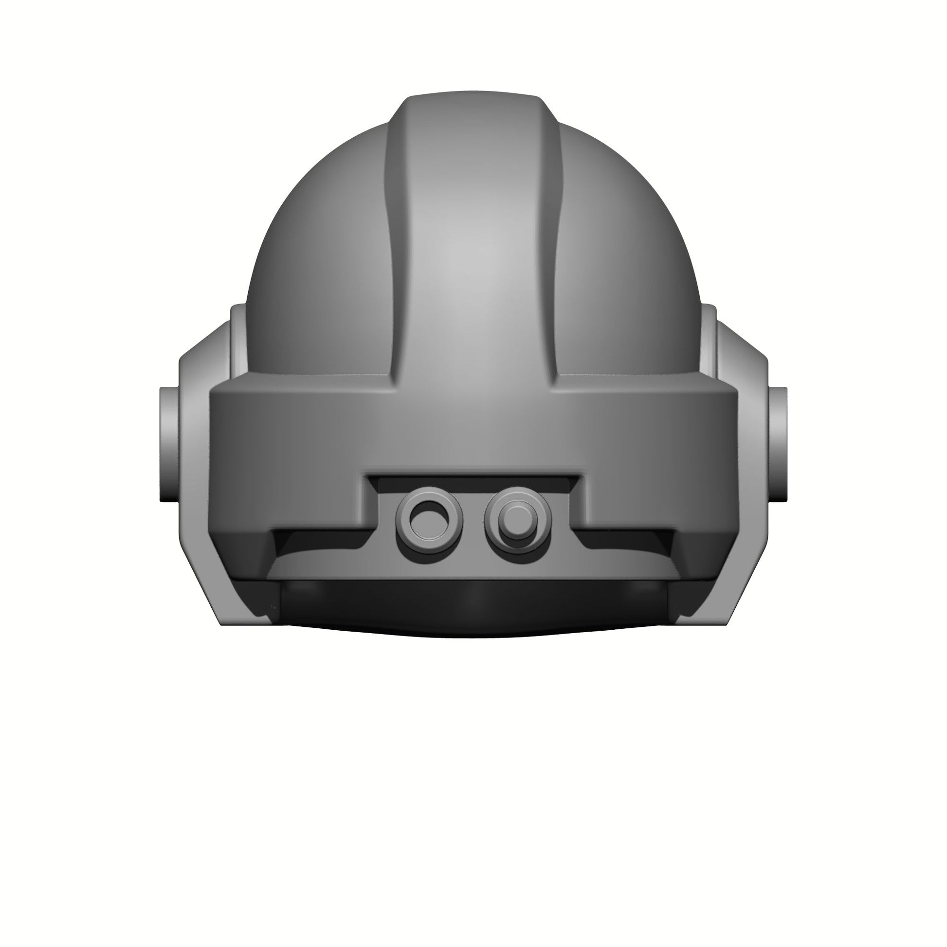 Celestial Knight Helmet with One Tube and Optics resin upgrade for 1:12 scale armored action figures by Fantasy World Games.