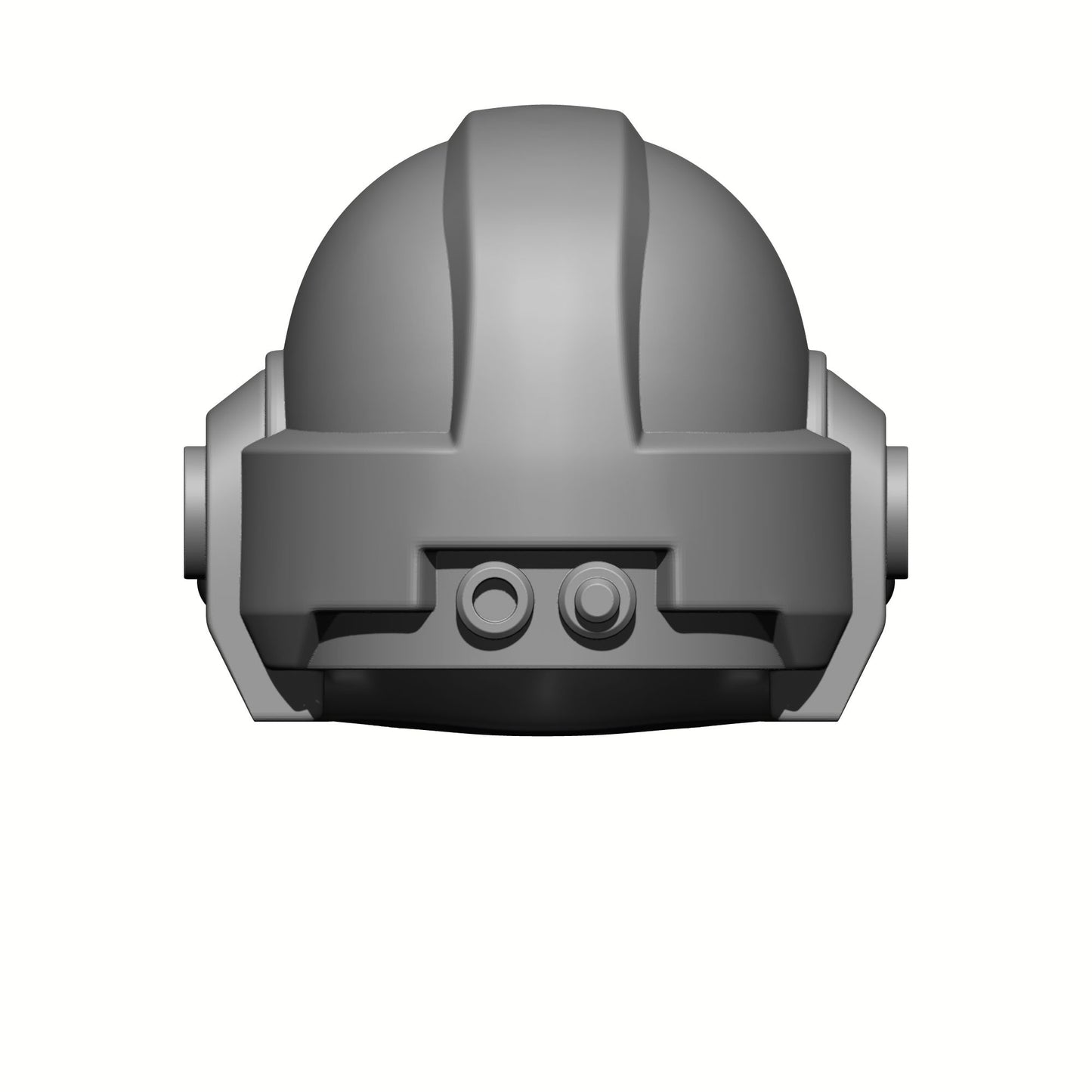 Celestial Knight Helmet V2 custom resin replacement helmet compatible with McFarlane Toys 7-inch armored action figures featuring a sculpted skull emblem.