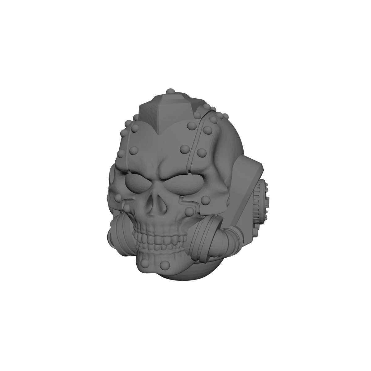 Battle Priest Skullwarden Ceremonial Helmet V Grim compatible with JoyToy 1:18 scale armored action figures custom resin head swap